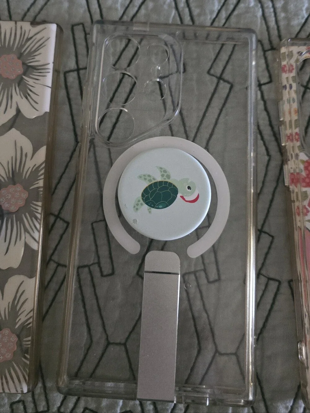 Samsung Galaxy S24 Ultr Floral 'Grateful' Phone Case with PopSocket
